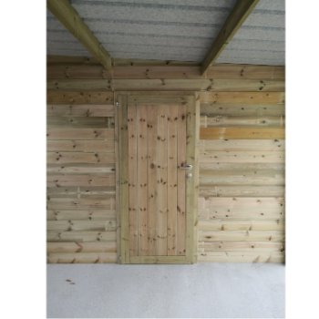 Abri de jardin en bois Toit Terrasse avec auvent